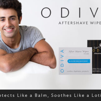 ODIVA Men's Aftershave Lotion, Aftershave Wipe (Pack of 25 Sachets)